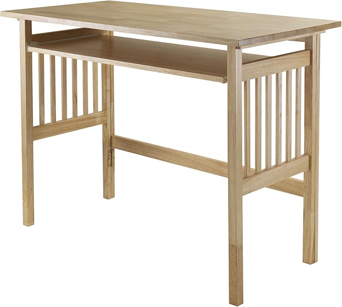 Folding Computer Desk Beechwood