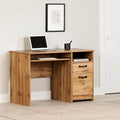 Home Office Desk - Small Computer Writing Table with Drawers