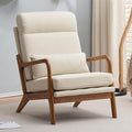 Accent Chair for Living Room Mid-Century Modern Upholstered Armchair with PillowReading Arm ChairComfy Accent Chair for Bedroom