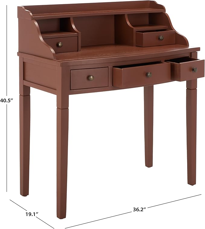 Safavieh American Homes Collection Landon Medium Oak Writing Desk