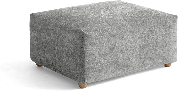 LINSY HOME Ottoman Modular Sectional Oversized Couch 37 Wide Ultra Soft Cloud Couch Ottomans Convertible Sectional Sofa for Living Room Apartment Dorm Room