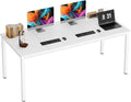 Need Large Computer Desk 70.8 x 31.5 inches Conference Table Large Office Desk Writing Table Workstation for Home OfficeWhite 10FJGSAC3-180WW-ND