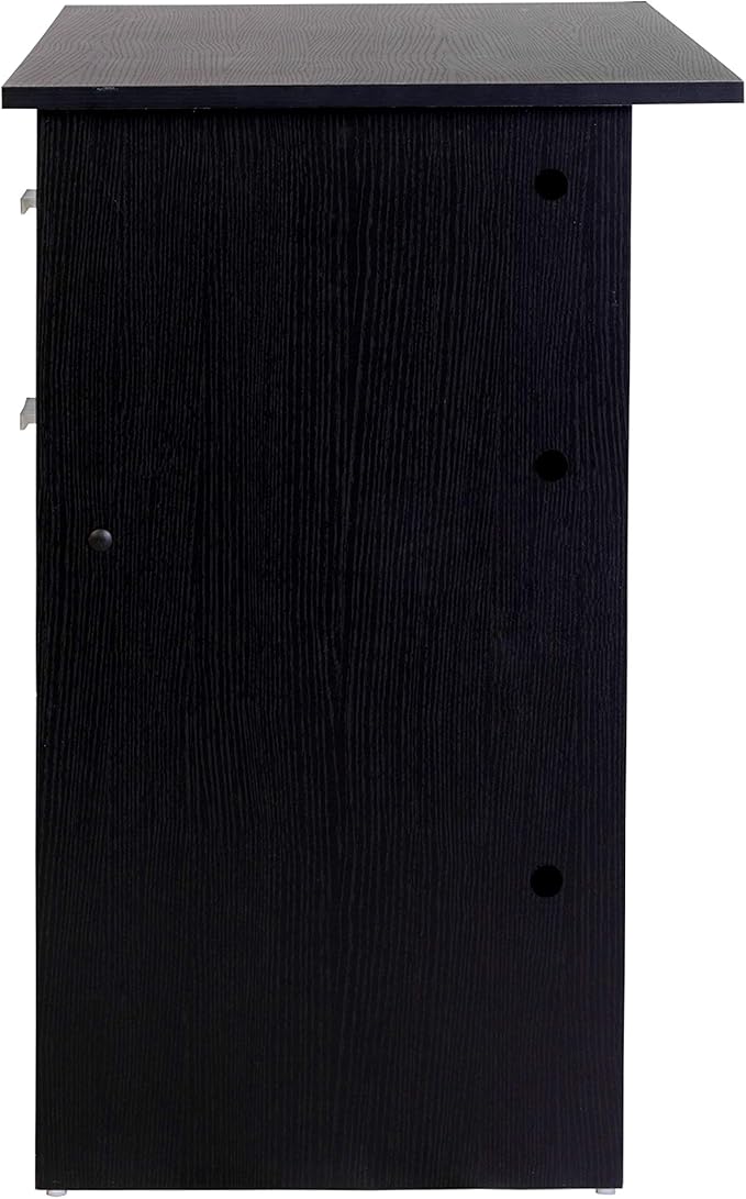 OneSpace Adina 2 Drawers Writing Desk Black