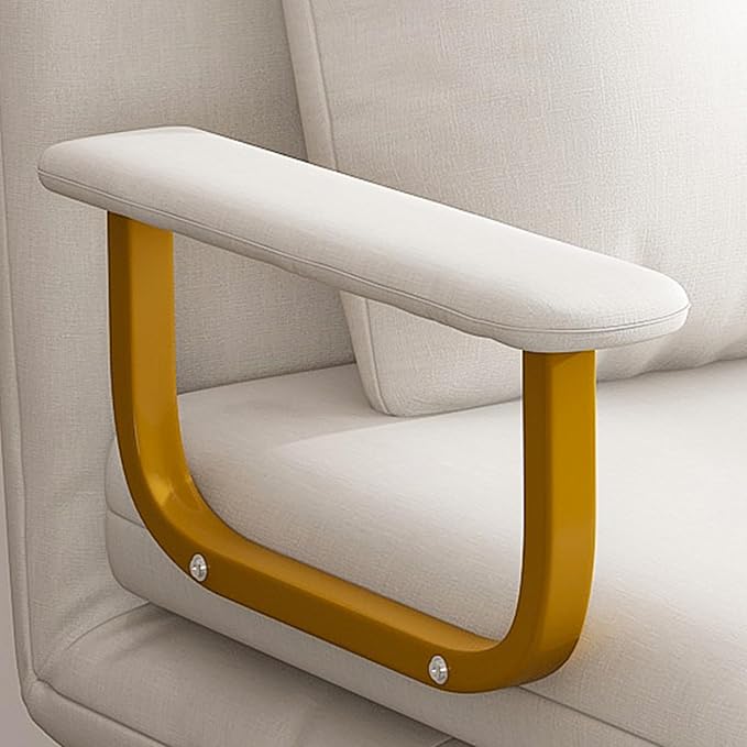 KEIKI Folding Sofa Bed Chair 3 in 1 Convertible Chair 5-Position Sleeper Chair Bed with Adjustable Backrest Space Saving Sofa Couches for Living Room Bedroom Apartment (White 26.5 Wide)