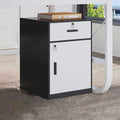 File Cabinet for Home OfficeFile Cabinet with Lock Under Desk File Cabinet Office Vertical Files Cabinet 1 Drawer Metal Filing Cabinet Keep Documents Secure and Neat