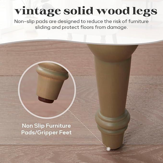Living Room Chairs Armless Accent Chair Comfy Tufted Bedroom Chair Upholstered Chair with Wooden Legs for Reading Room Reception Apartments and Dormitories (Beige)