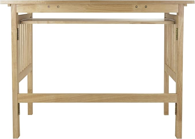 Folding Computer Desk Beechwood
