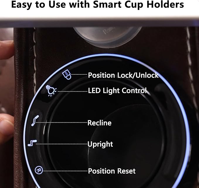 Power Zero Gravity Recliner Chair for Adults Breathable Leather Electric Recliners Adjustable Home Theater Seating with Smart Cup Holders USB Ports Hidden Arm Storage Tray Table