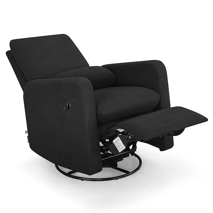 GAP babyGap Cloud Recliner with LiveSmart Evolve - Sustainable Performance Fabric Jet Black