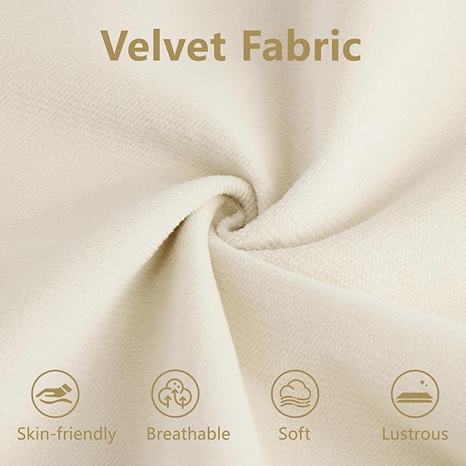 Loveseat Sofa 2 Seater Modular Sectional Sofa Large U Shaped Sectional Couches for Living Room Fluffy Couch Love Seat Velvet Cloud Couch with Ottoman Deep Seat Sofas for Living Home Cream