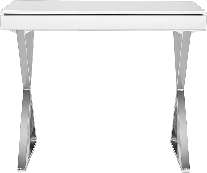 Safavieh Home Collection Gordon Desk White/Chrome
