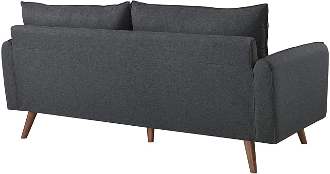 Modway Revive Contemporary Modern Fabric Upholstered Sofa In Gray