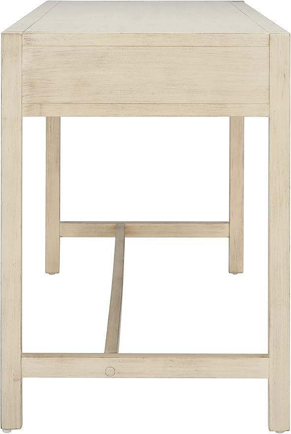 SAFAVIEH Home Collection Esther Antique White 2-Drawer Desk