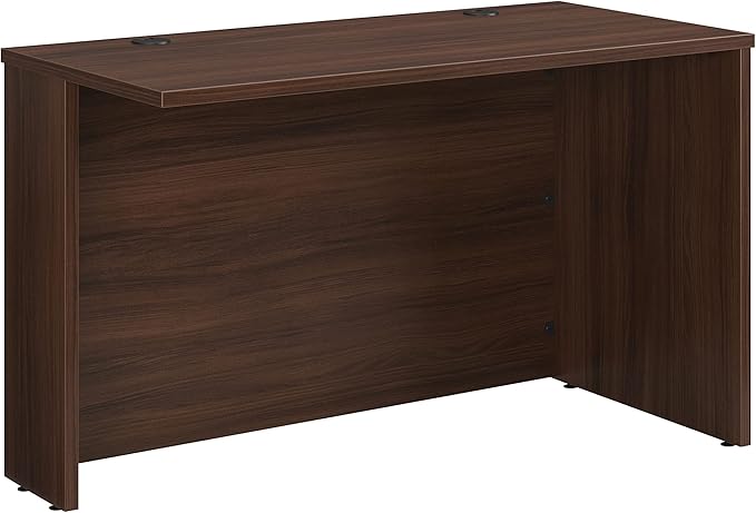 Sauder OfficeWorks Affirm 48x24 Desk Shell/cred/Return Noble Elm Finish