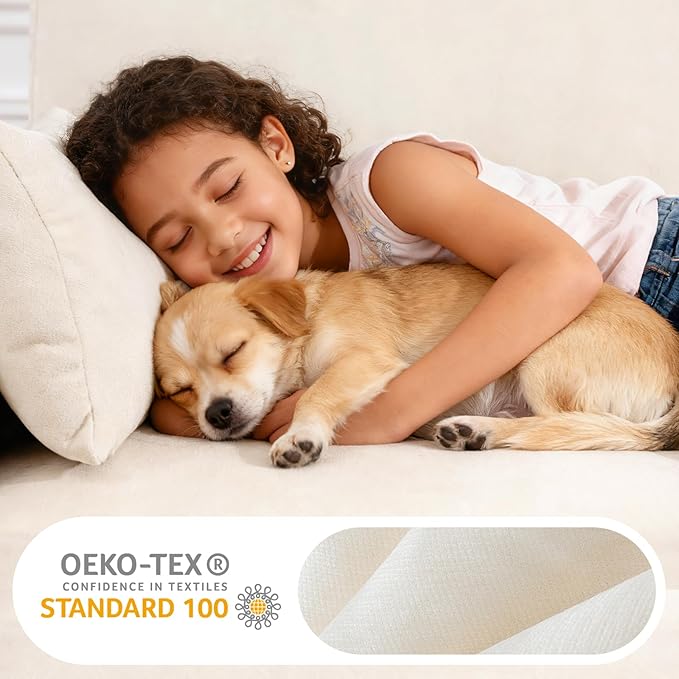109'' Modular Sectional Sofa L Shaped Couch with Storage Ottoman Comfy Cloud Sofa with Deep Seat 4 Seat Convertible Sectional Couches for Living Room (Beige Low Legs 1.97)