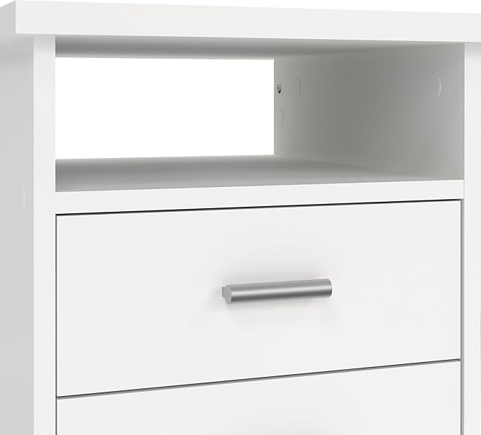 Tvilum Warner Desk with 4 Drawers White