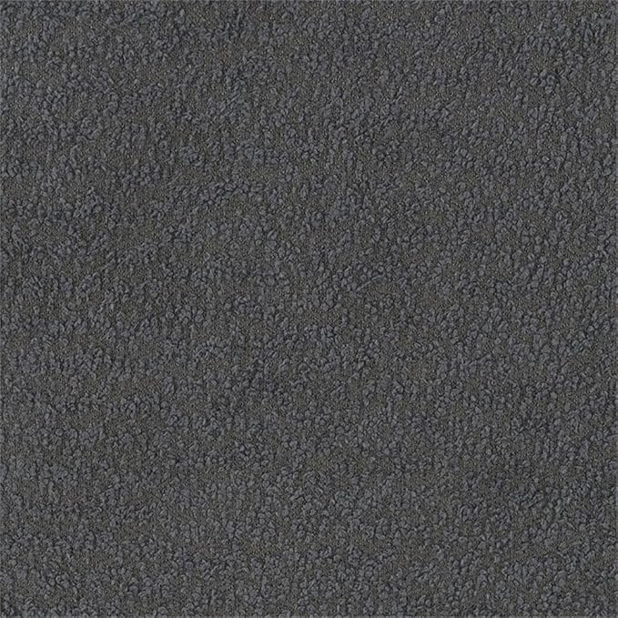 Pemberly Row Fabric Upholstered Swivel Glider Chair Charcoal Gray Bouclé 36 H x 31 W x 33.5 D Foam Seat and Back Cushions Contemporary Accent Chair for Living Room