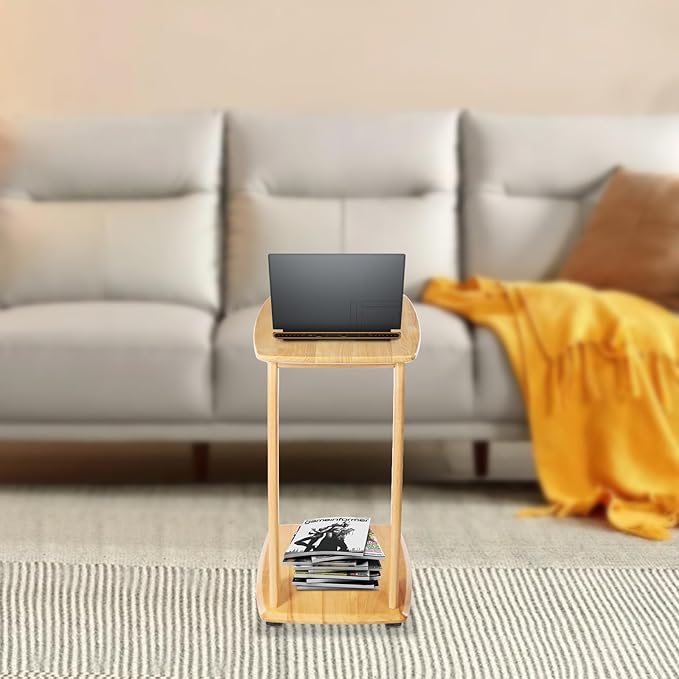 Mobile Office Computer Desk Home Improvement Building Materials/Commercial Office Furniture 46x35x63cm- Wood Color