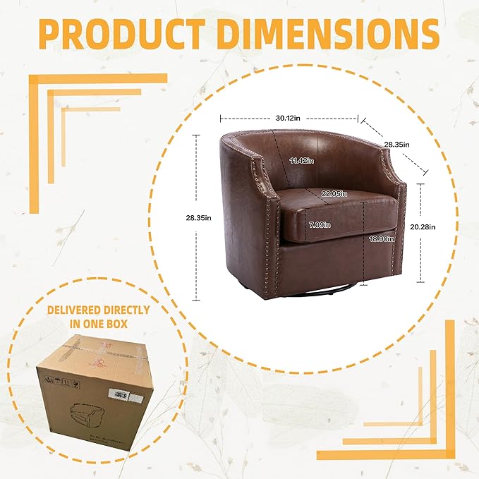 360° Degree Swivel Chair Living Room Chair