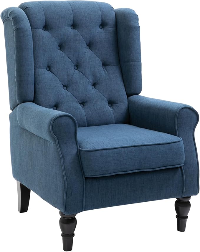 Button-Tufted Accent Chair: Living Room &amp Bedroom Comfort