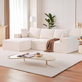 VEVOR Modular Sectional Sofa Sectional Couch for Living Room L Shaped Sofa with High Rebound Sponge Cloud Couch with Cushion for Living Room Apartment Beige
