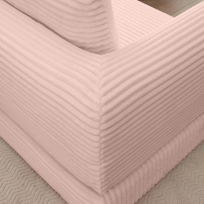 Foldable Boneless Love Seat Couches in a Box Modern Floor Foam Sleeper Sofa Bed 2-in-1 Convertible Cloud Sofa for Home Apartments Bedroom