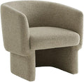 Modway Muse Comfy Barrel Accent Chair in Cork