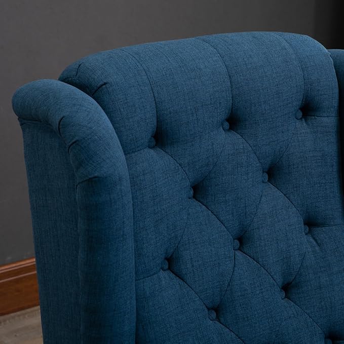Button-Tufted Accent Chair: Living Room &amp Bedroom Comfort