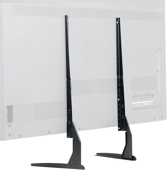 VIVO Universal Tabletop TV Base Stand for 22 to 65 inch LCD Flat Screens Pedestal Replacement Legs VESA Mount with Hardware Included STAND-TV00Y