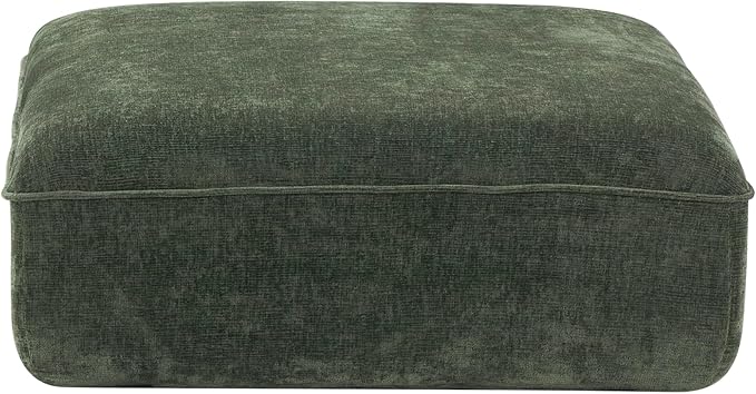 Merax 121 L-Shaped Sectional Sofa with Chaise Lounge No Assembly Required 2-Piece Set Modern 4 Seat Sofa for Living Room Soft Upholstery 32 Deep Seating (Green)