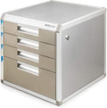 File Cabinet with Lock Office Desktop Filing Cabinet with Locking Drawers Information Cabinet Office Storage Cabinet31.5 * 35 * 29.8cm 31.53529.8cm