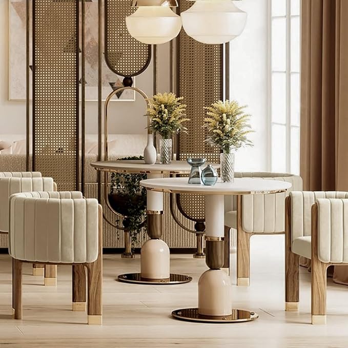 homary Velvet Fluted Accent Chair for Living Room with Wood Frame High Resilience Foam Elegant Modern Armchair (Camel)