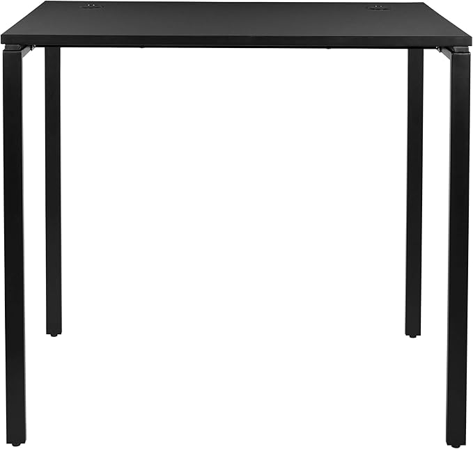 OSP Home Furnishings Prado Home Office Writing Desk 48 Inches 42 Inches 48-inches Wide x 42-inches High Black