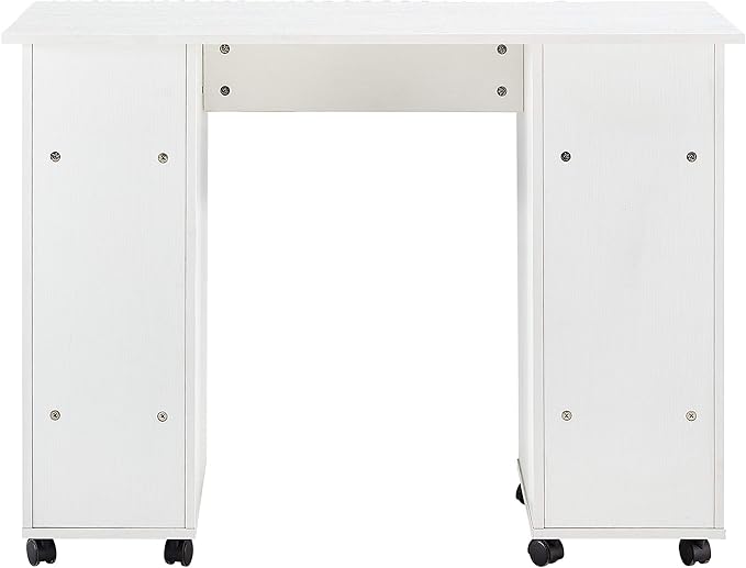 Home Office Computer Desk Table with Drawers White 41.73‘’L 17.72''W 31.5''H