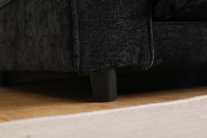 ERYE Foldable Loveseat Sofa Convertible Pull Out Sleeper Sofabed2 Seat Tufted Upholstered Sofa Modern Convertible Sleeper Couch Bed with Cupholders and Side Pockets