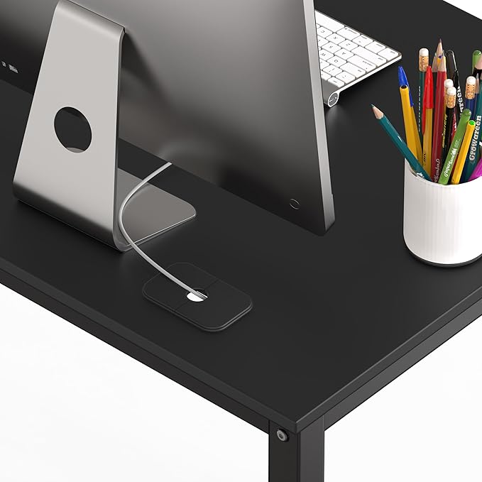 SHW 48-Inch Commercial-Grade Office Computer Desk Black