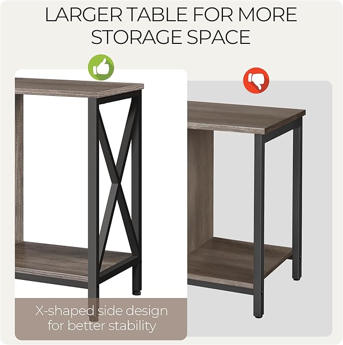 Yaheetech TV Stand for 65 Inch TV Media Entertainment Center with Storage Shelves for Living Room TV Console Table for Living Room Taupe Wood