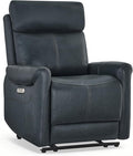 Wall Hugger Recliner Chair for Adults Faux Leather RV Recliner with USB Charging Ports Electric Power Reclining Sofa for Living Room Home Theater Seating Bedroom