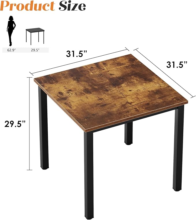 Need Computer Desk 31.5 Inch Small Office Writing Work Study Desk for Kids Student Teacher Home Bedroom Laptop Desk Rustic Brown