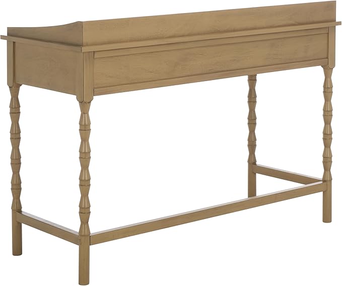 SAFAVIEH Home Collection Astaroth Desert Brown 2-Drawer Computer Table Office Writing Desk