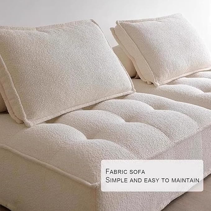 Modular Sectional SofaSectional Modular Sofa Modern Armless Single Square SofaModular Sectional SofaSponge Sectional Sofa Couch for Living Room Modular Sofa Couch(85x85cm)