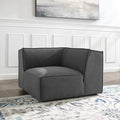 Modway EEI-3871-CHA Restore Sectional Sofa Corner Chair Charcoal