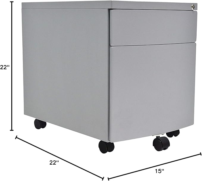 Eurotech Seating T1-PD01ABF-WH Mobile Pedestal White