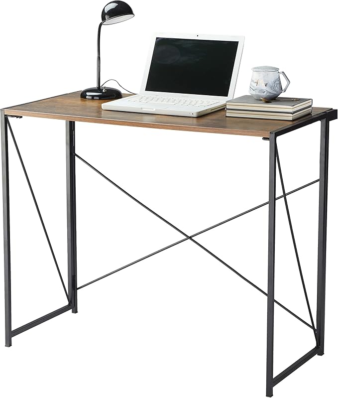 Urban Lifestyle Foldable Computer Desk Wood/Black