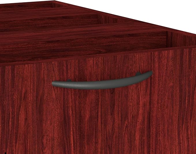 Alera Valencia Series 16 by 22 by 28-Inch 2 Box and 1 File Drawer Full Pedestal Mahogany