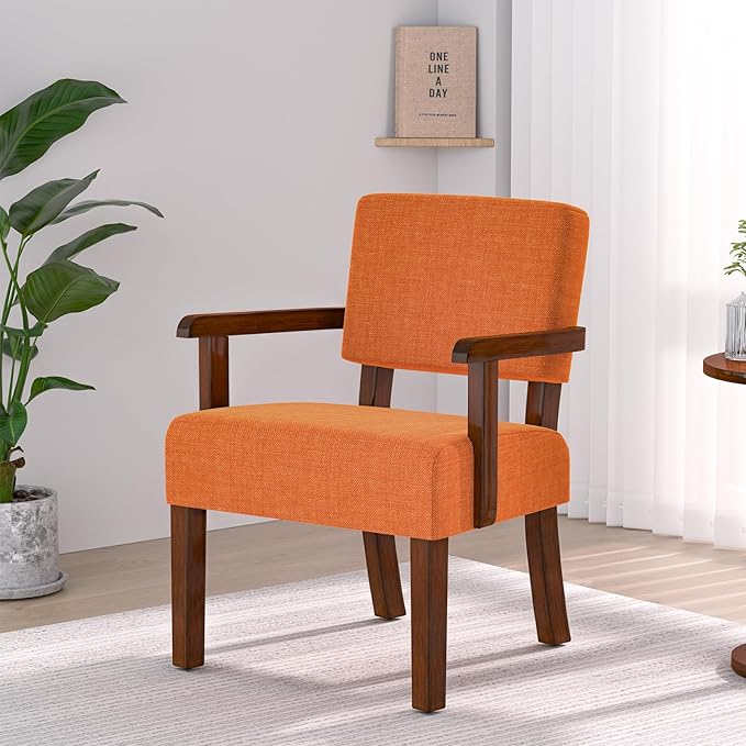 Accent Chair Living Room Chairs Oversized with Soft Seat and Armrests for Dinning Bedroom Reading and Waiting Rooms