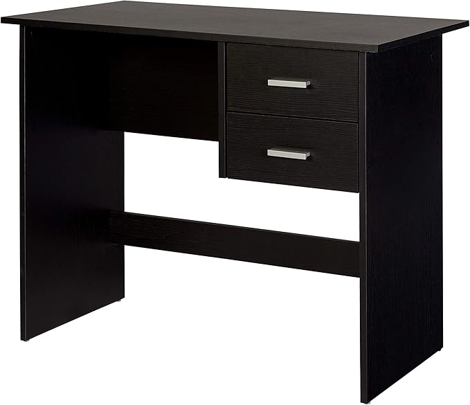 OneSpace Adina 2 Drawers Writing Desk Black