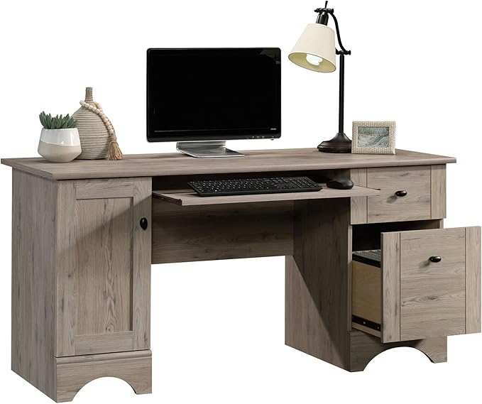 Sauder Miscellaneous Office Home Office Desk Laurel Oak Finish