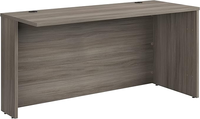OfficeWorks by Sauder Affirm 60 X 24 Desk Shell/cred/Return Hudson Elm Finish