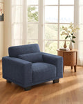 Pipishell Modern Accent Chair Oversized Armchair with Wide Seat Armrests &amp Thick Cushion Reading Chairs Comfy Arm Chair Removable Sofa Cushion and CoverEasy to Install